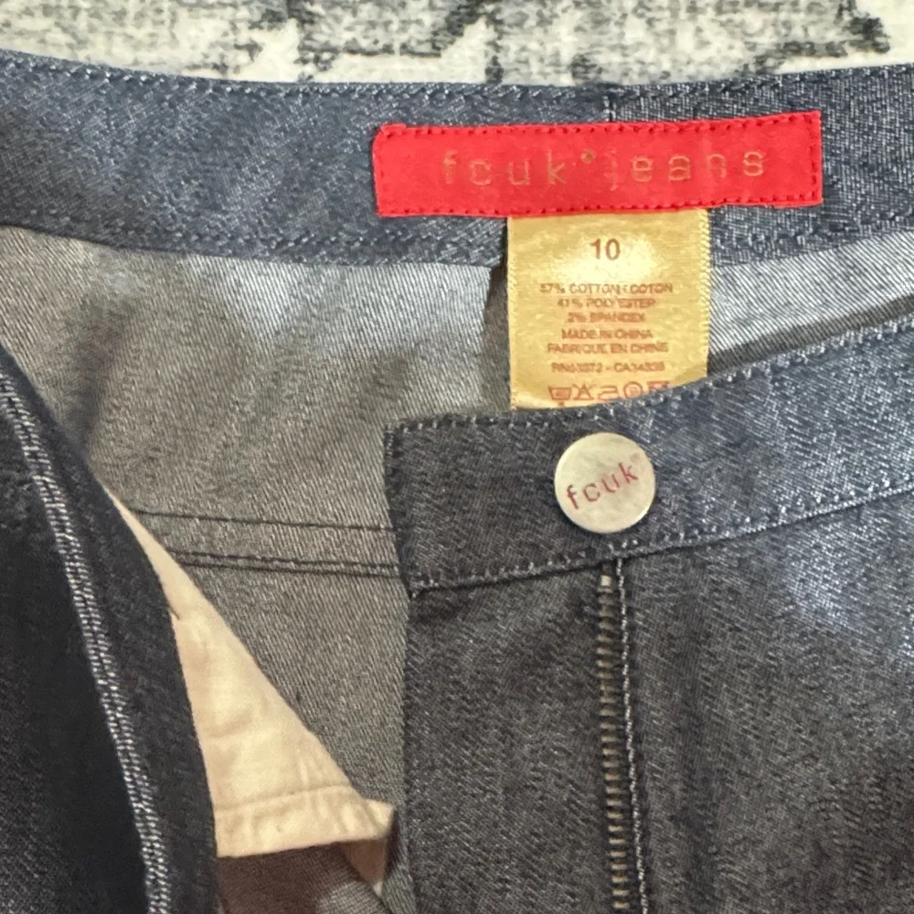 French Connection Dark Blue Denim Skirt